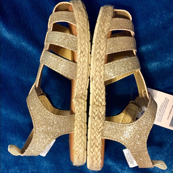 Pretty gold sparkly sandals - Picture 5 of 6